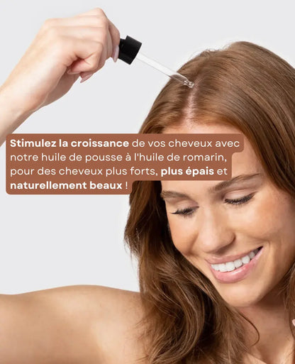 Huile pousse cheveux au romarin SAVEO